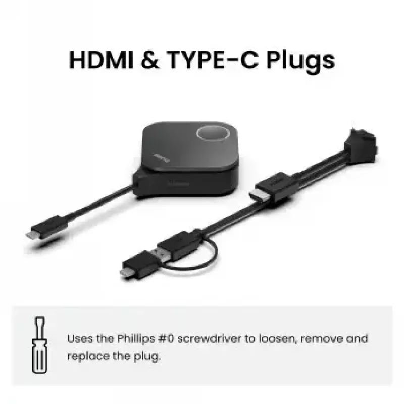 BenQ 5J.K0E28.E2A acessório para sistema de apresentação sem fios kit de botões preto 1 unid.