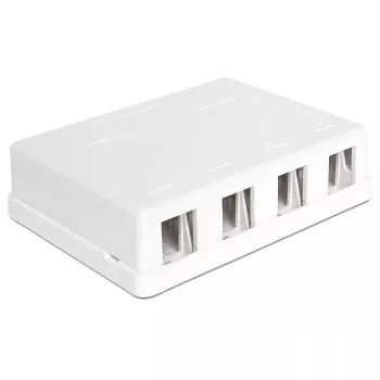 Caixa de encastrar para tomada DeLOCK 86208 branco