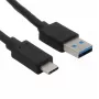 Cabo USB Helos 181542 USB 3.2 Gen 2 1 m USB A USB C preto