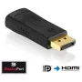 Cabo adaptador DisplayPort para HDMI Innovation IT PI150 – DP para HDMI, contactos dourados, preto