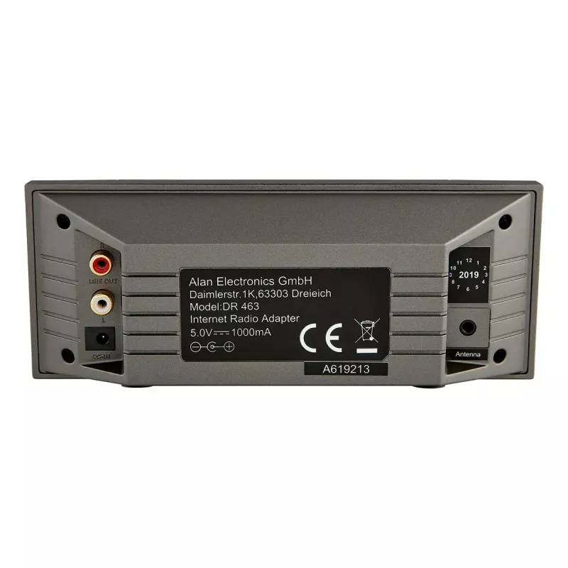 Albrecht DR 463 rádio digital portátil cinzento