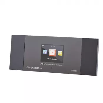 Albrecht DR 463 rádio digital portátil cinzento