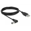 Cabo de alimentação DeLOCK 85588 USB A 1,5 m preto