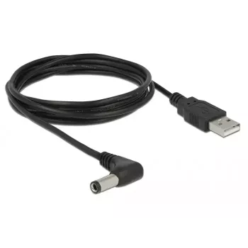 Cabo de alimentação DeLOCK 85588 USB A 1,5 m preto