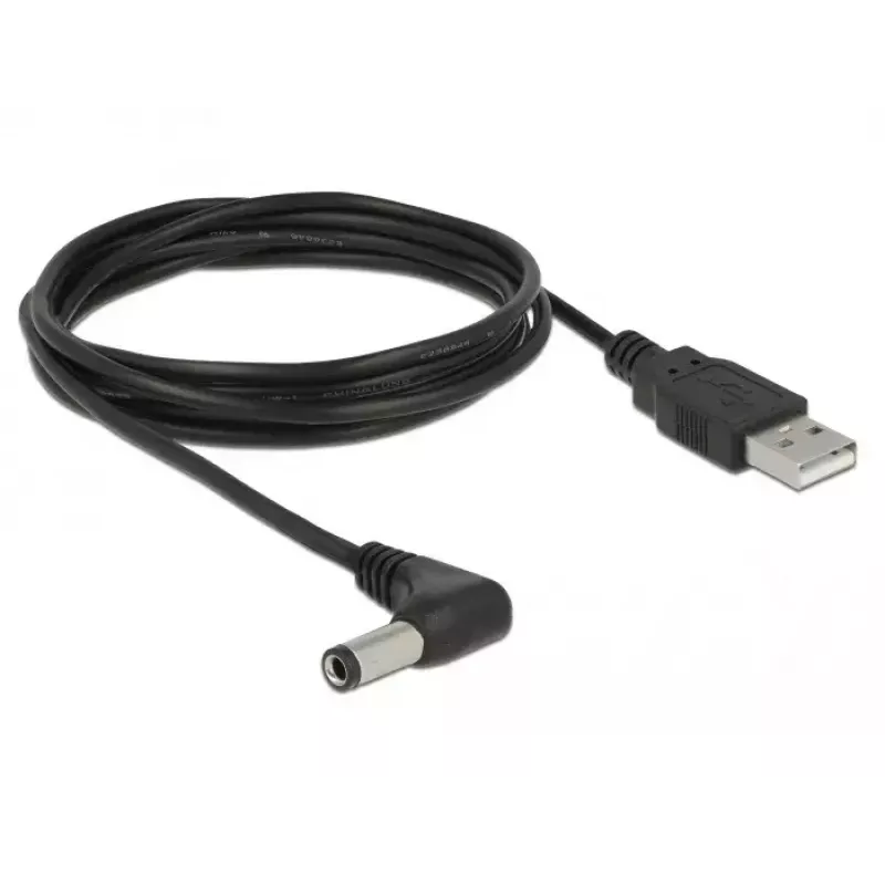 Cabo de alimentação DeLOCK 85588 USB A 1,5 m preto