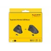 Rato Office DeLOCK 12622 destro RF Wireless ótico 1000 DPI