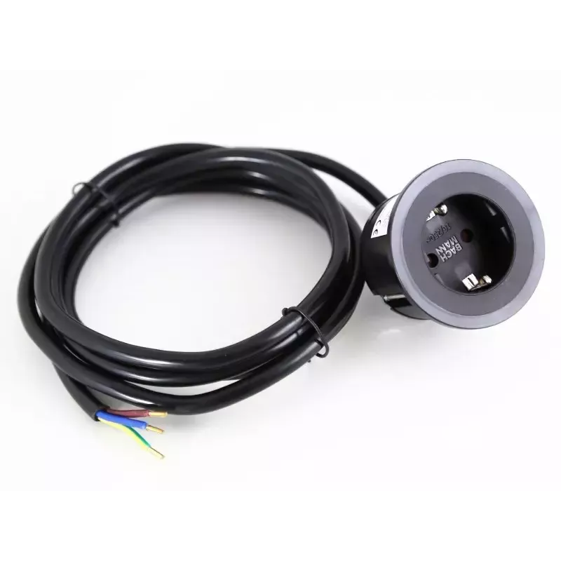 Tomada tipo F Bachmann 926.001 preta