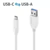 Cabo USB PureLink IS2610-010 USB 3.2 Gen 2 1m USB-C USB-A branco
