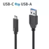Cabo USB PureLink IS2611-005 USB 3.2 Gen 2 0.5m USB C USB A preto