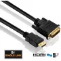 Cabo HDMI-DVI PureLink PI3000-005 0,5 m
