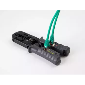 Alicate de cravar com descascador e testador de rede DeLOCK 90510