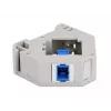 Módulo keystone DELOCK 87164 — adaptador SC para SC, cores: azul/cinzento/branco, 60,1×59,4×21,6 mm