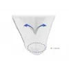 Manga de malha DeLOCK 20808 5 m x 13 mm branco