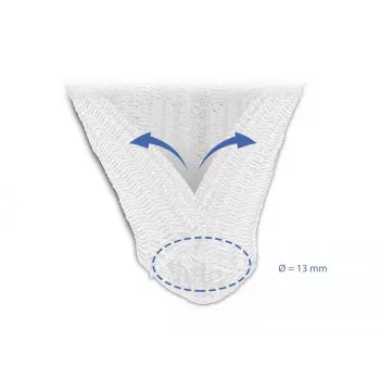 Manga de malha DeLOCK 20808 5 m x 13 mm branco