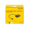 Leitor de cartões DeLOCK 91756 preto MicroSD SD MMC USB 5 Mbit/s