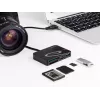 Leitor de cartões DeLOCK 91756 preto MicroSD SD MMC USB 5 Mbit/s