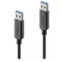 PureLink iSeries IS2401-020 Cabo de USB-A para USB-A, USB 3.1 Gen 1, 2 m, preto