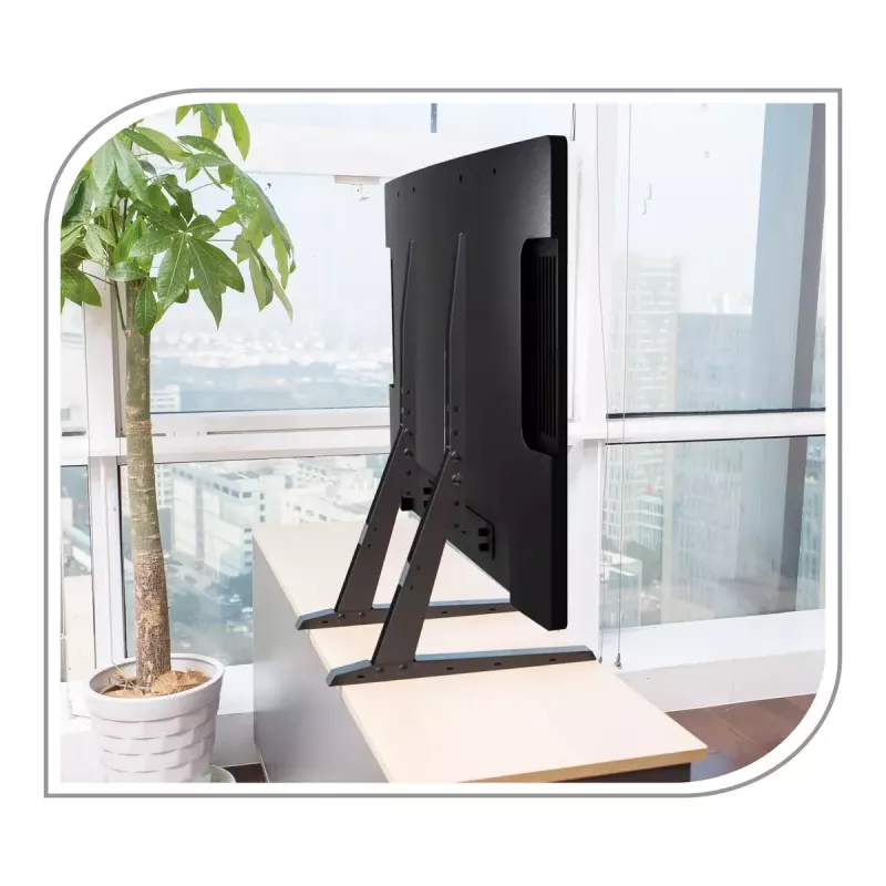 PureLink PureMounts PM-TVS-02 suporte de chão para TV para ecrãs planos de 81-165 cm (32-65 polegadas), aço, preto