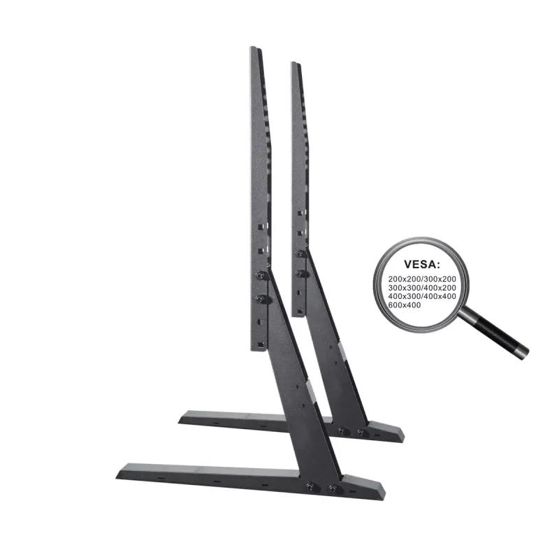 PureLink PureMounts PM-TVS-02 suporte de chão para TV para ecrãs planos de 81-165 cm (32-65 polegadas), aço, preto