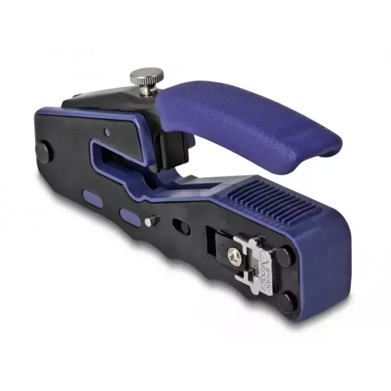 DeLOCK 90577 Alicate de Crimpagem Ferramenta de Crimpagem Preto Azul Largura 62 mm Comprimento 135 mm Altura 20 mm