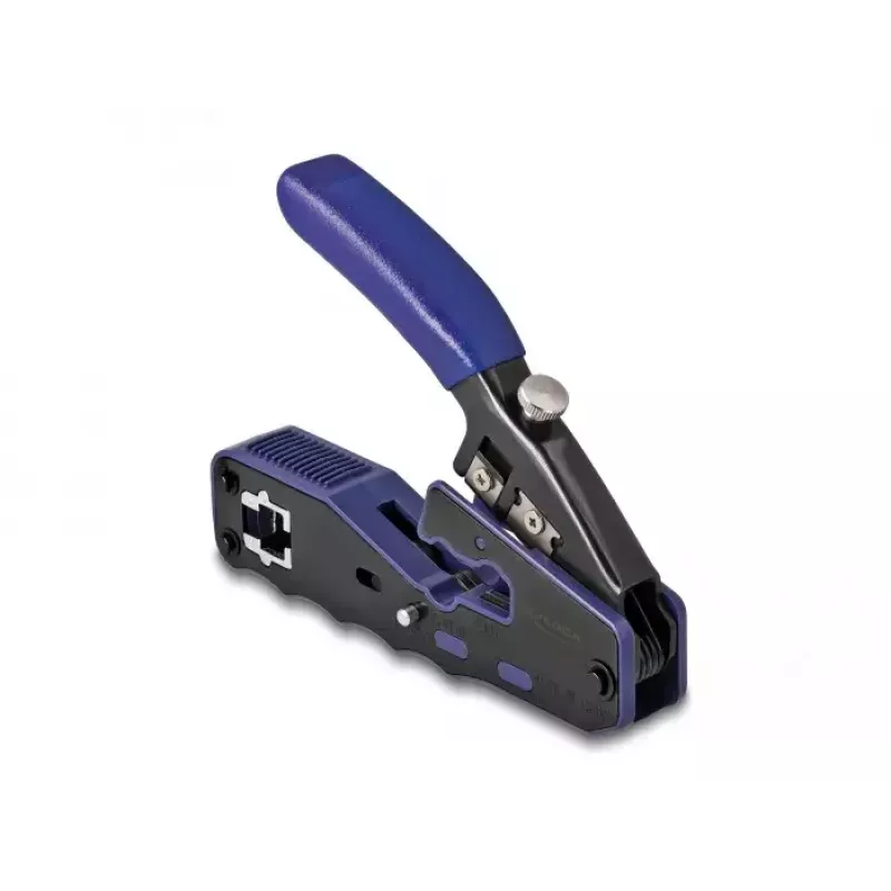 DeLOCK 90577 Alicate de Crimpagem Ferramenta de Crimpagem Preto Azul Largura 62 mm Comprimento 135 mm Altura 20 mm