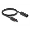 Cabo Solar DeLOCK DL4 4 mm² Macho para Fêmea 1 m Preto