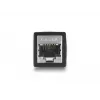 Adaptador DeLOCK Conector Fêmea RJ45 para Conector Fêmea RJ45 Cat.6A Preto