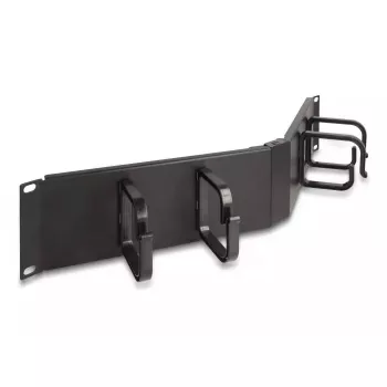 Painel de Gestão de Cabos DELOCK 19 Polegadas 66978 2U Angular Preto