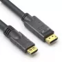 Adaptador de cabo de vídeo PureLink PI5110-100 10 m DisplayPort HDMI preto
