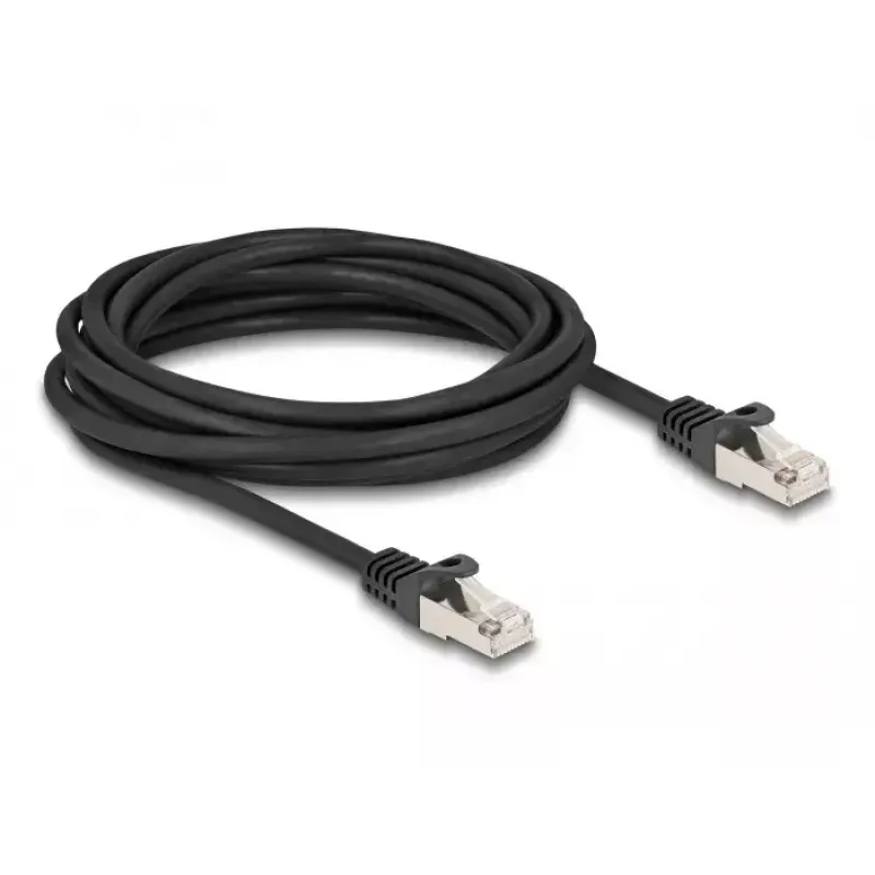Cabo DeLOCK RJ50 macho para RJ50 macho S/FTP 5m preto