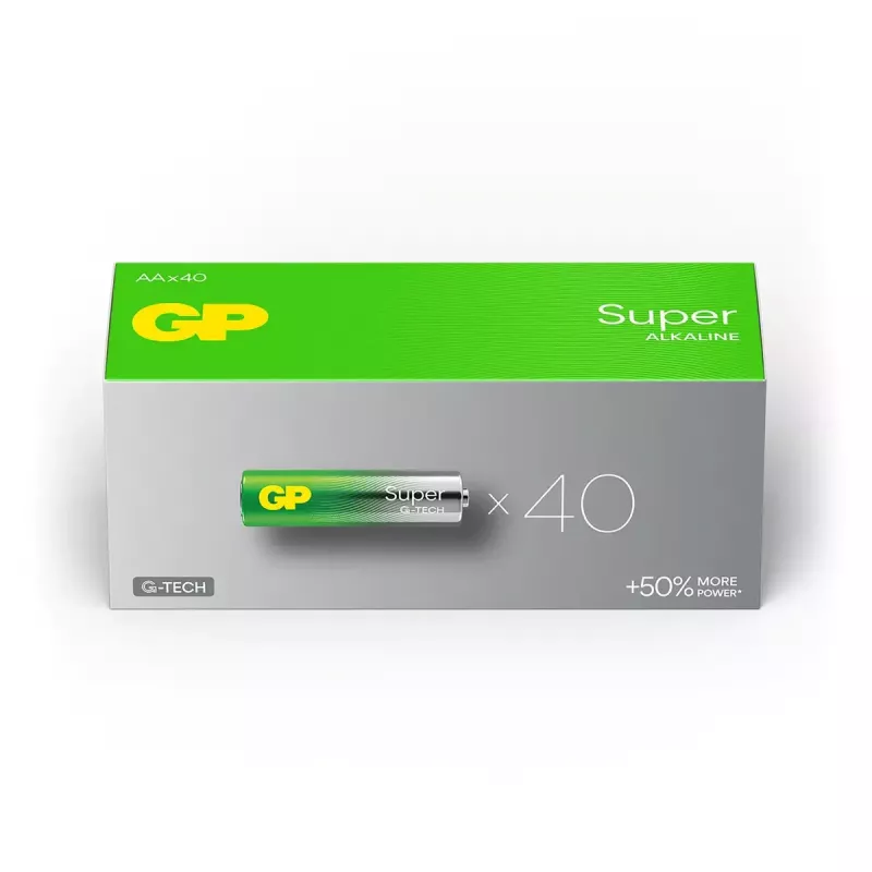 Pilha descartável GP Batteries 03015AETA-B40 AA alcalina