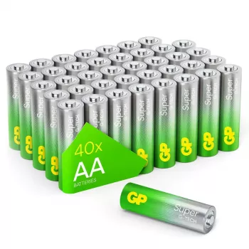 Pilha descartável GP Batteries 03015AETA-B40 AA alcalina
