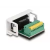 DeLOCK Easy 45 módulo D-Sub 9 pinos ficha macho para régua de terminais 22,5 x 45 mm
