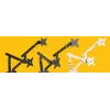 Suporte de mesa BakkerElkhuizen BE Flexible Dual 88,9 cm branco fixação por grampo 20 kg