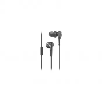 Auscultadores Sony MDR-XB55AP com fios in-ear preto