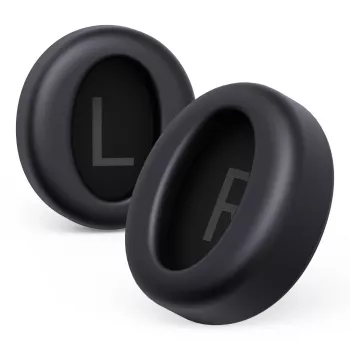 Almofadas auriculares (1 par) para Yealink BH76 Plus – preto