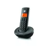 Telefone DECT sem fios MOTOROLA E201 — auscultador sem fios com função mãos-livres, até 50 registos