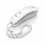 Telefone analógico Motorola CT50 auscultador com fios branco