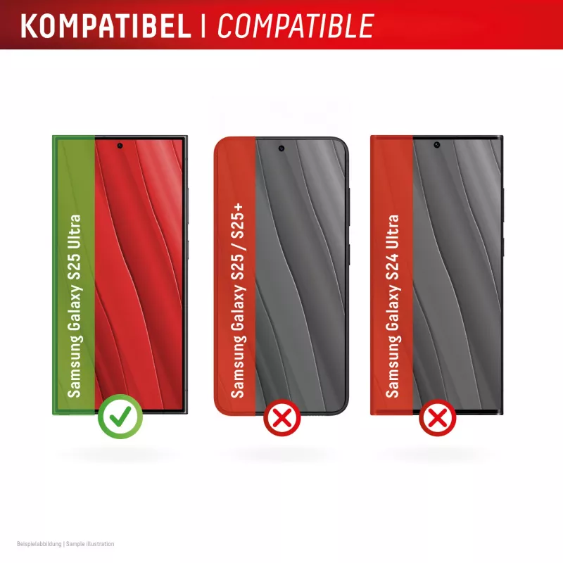 Película de proteção de ecrã Displex Privacy Screen Protector (10H) para Samsung Galaxy S25 Ultra, moldura de aplicação Eco, filtro de privacidade
