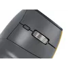 Rato BakkerElkhuizen FastForward, para destros, design vertical, ótico, RF Wireless + Bluetooth + USB Type-C, 500 DPI, cinzento