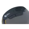 Rato BakkerElkhuizen FastForward, para destros, design vertical, ótico, RF Wireless + Bluetooth + USB Type-C, 500 DPI, cinzento