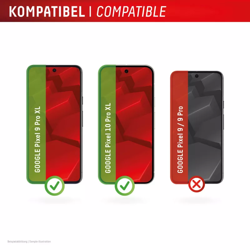 Película de proteção de ecrã Displex (10H) para Google Pixel 9 Pro XL, Pixel 10 Pro XL, moldura de aplicação Eco, resistente a riscos