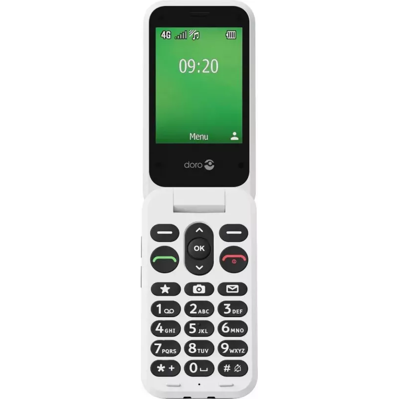 Telemóvel básico Doro Leva E22 2.8 polegadas 0,3 MP preto branco