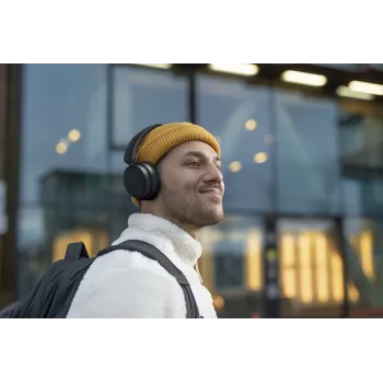 Headset Philips TAH5209BK/97 (série 5000) — Bluetooth over-ear sem fios, 20–20000 Hz, alcance de 10 m, 223 g, preto