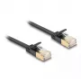 Cabo de rede DeLOCK RJ45 Cat.6A ficha macho para ficha macho U/FTP 5m preto