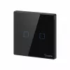 Interruptor de luz tátil Sonoff T3 EU TX WiFi RF 433 2 canais – interruptor inteligente de parede, painel tátil EU
