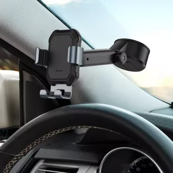 Suporte ativo Baseus SUYL-TK01 para telemóvel smartphone preto