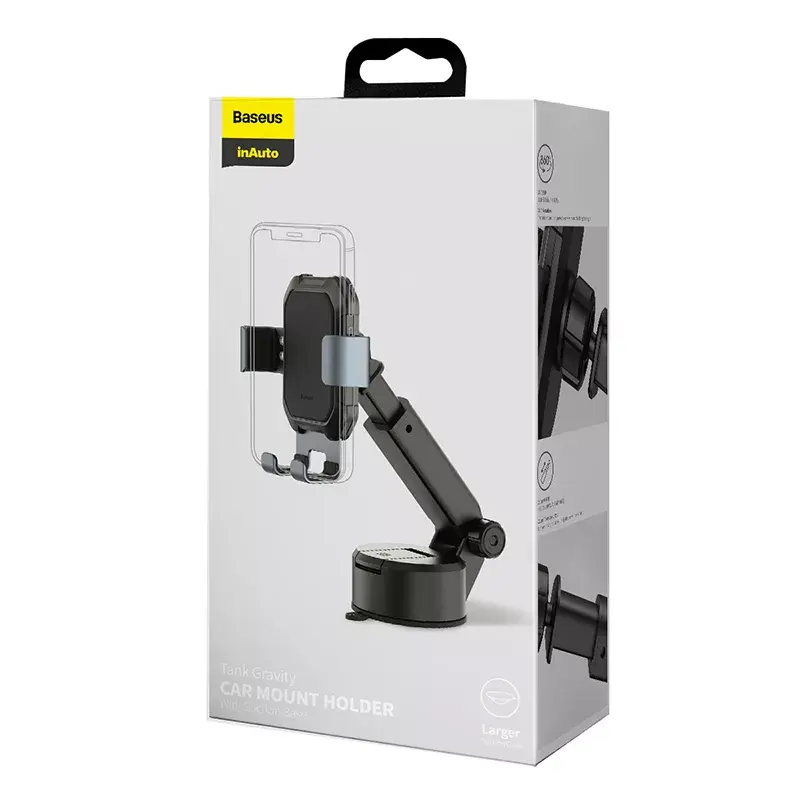 Suporte ativo Baseus SUYL-TK01 para telemóvel smartphone preto
