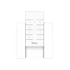 Base de montagem de parede Sonoff RM433 RM433R2-BASE para fixação do comando