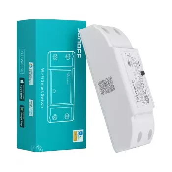 Interruptor inteligente Sonoff BASICR4 10A ESP32 — módulo de relé Wi‑Fi para automação residencial